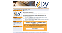 Desktop Screenshot of edizioniadv.it